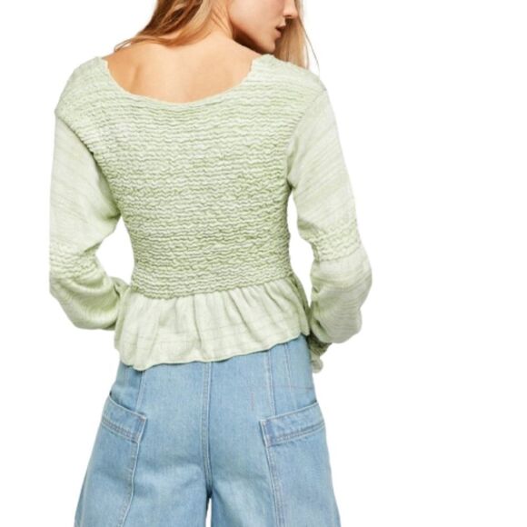 Free People Free Spirit Pullover Women's Knit Blouse Size XS - Picture 4 of 9
